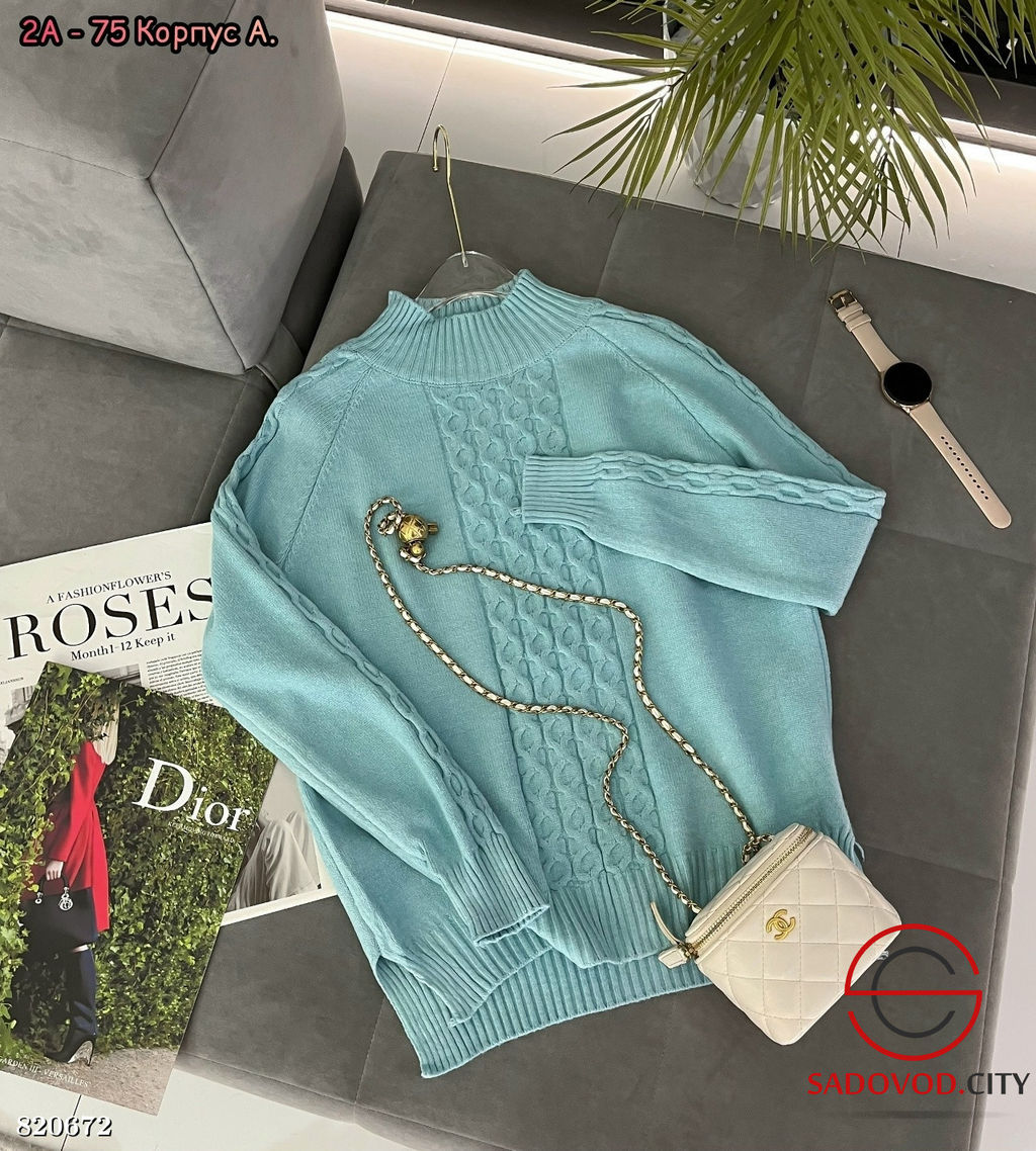 Пуловер женский с узором - Bruno фото 2