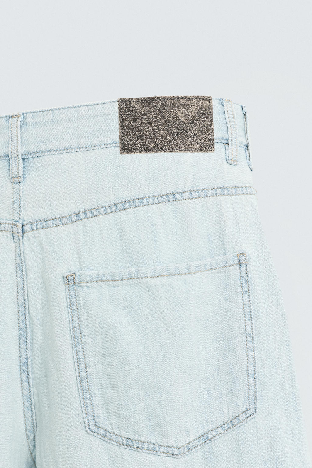 LIGHTWEIGHT LOOSE WIDE-LEG JEANS - Zara фото 19