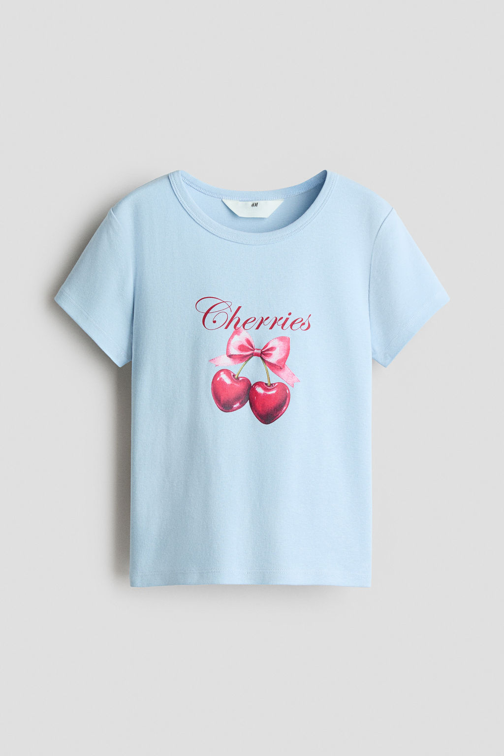 Camiseta de algod?n con motivo estampado