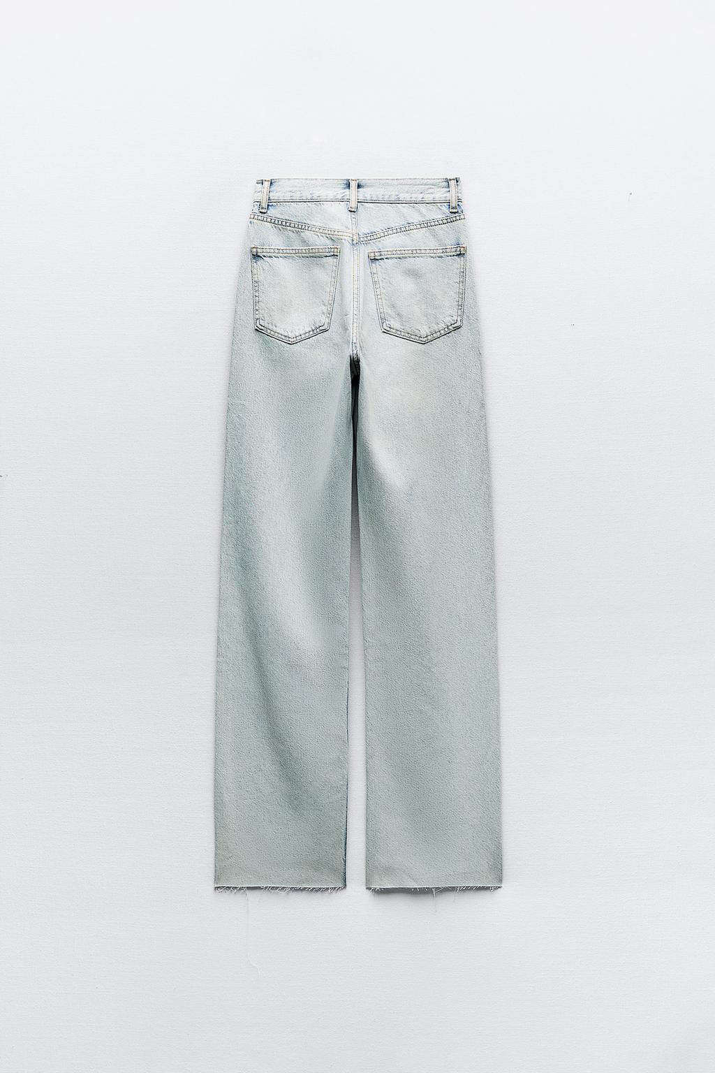 TRF WIDE-LEG HIGH-WAIST JEANS - Zara фото 44