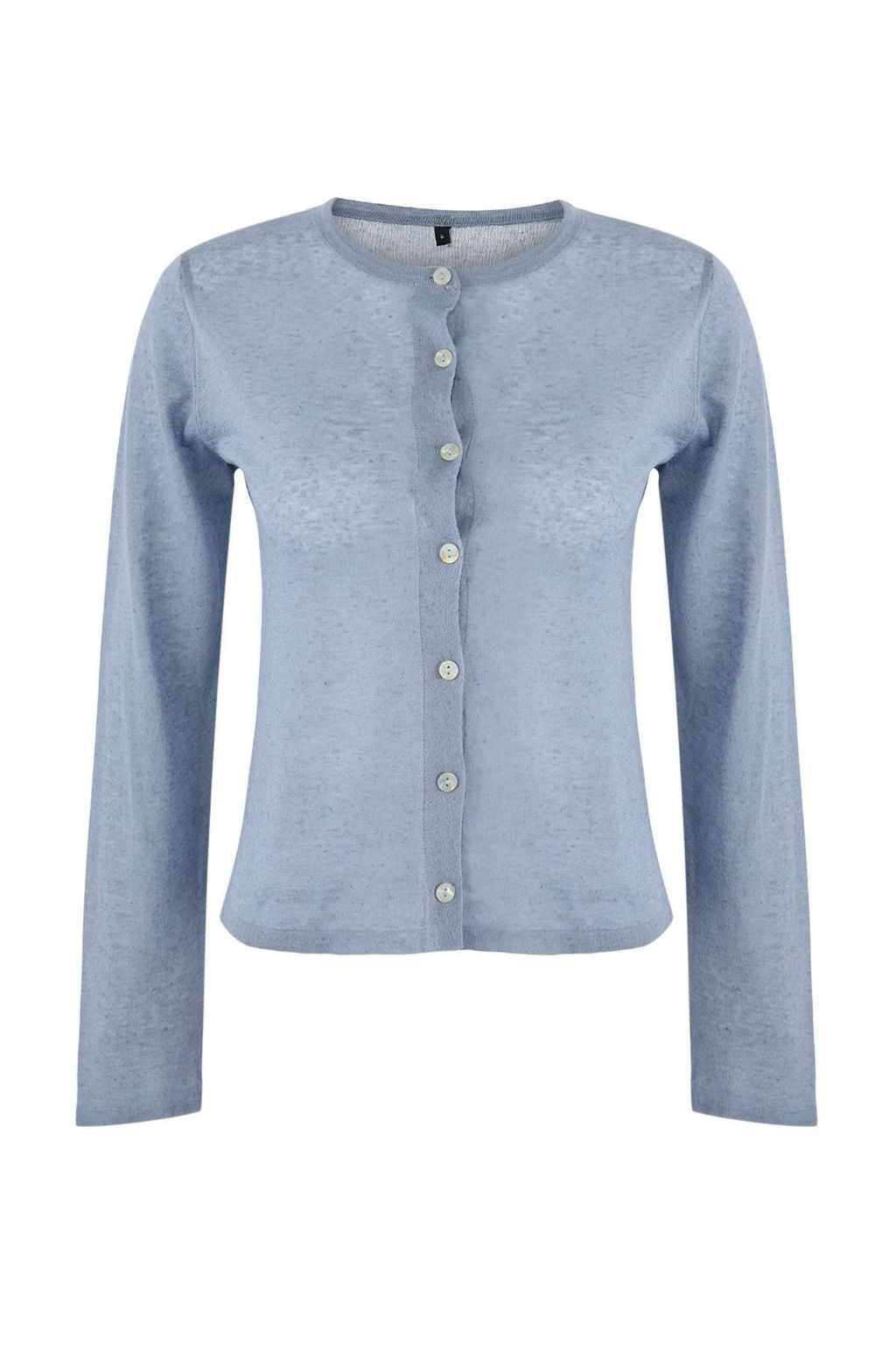 Wardrobe Essentials Ekru Bisiklet Yaka Ince Triko H?rka TWOSS26HI00009 - Trendyolmilla фото 3