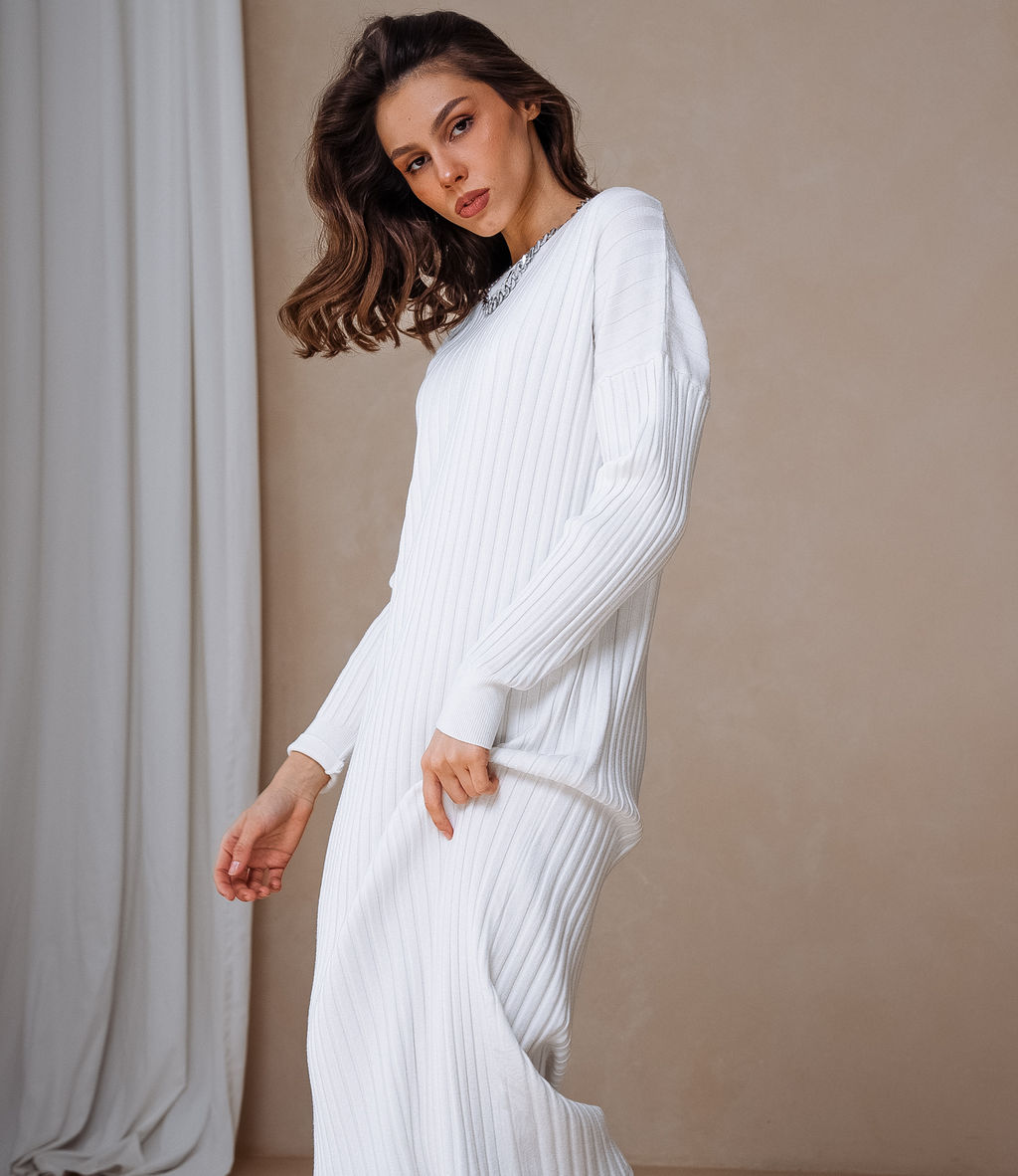 Платье #КТ8734, белый