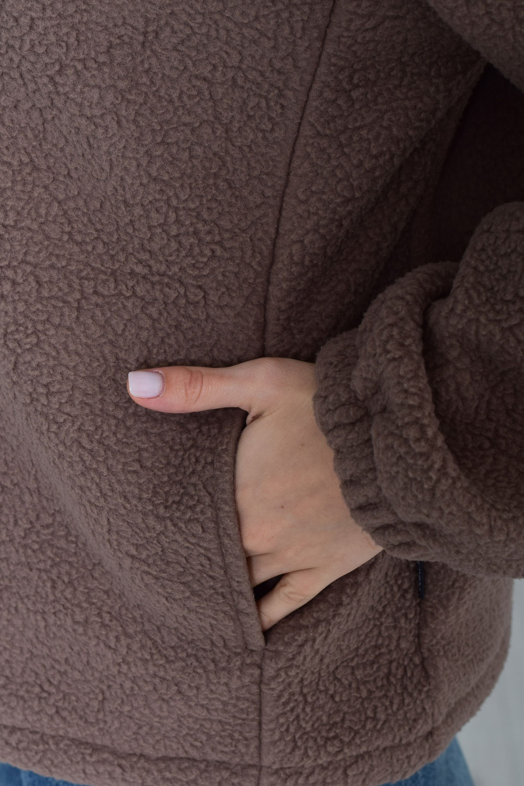 Толстовка женская 6-225 из флиса - Новое кимоно фото 18