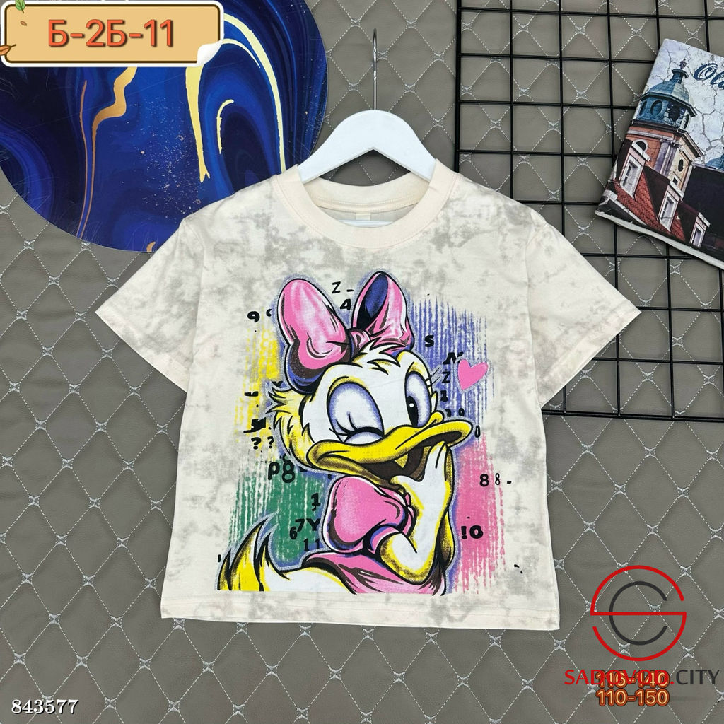 Футболка для девочки с рисунком