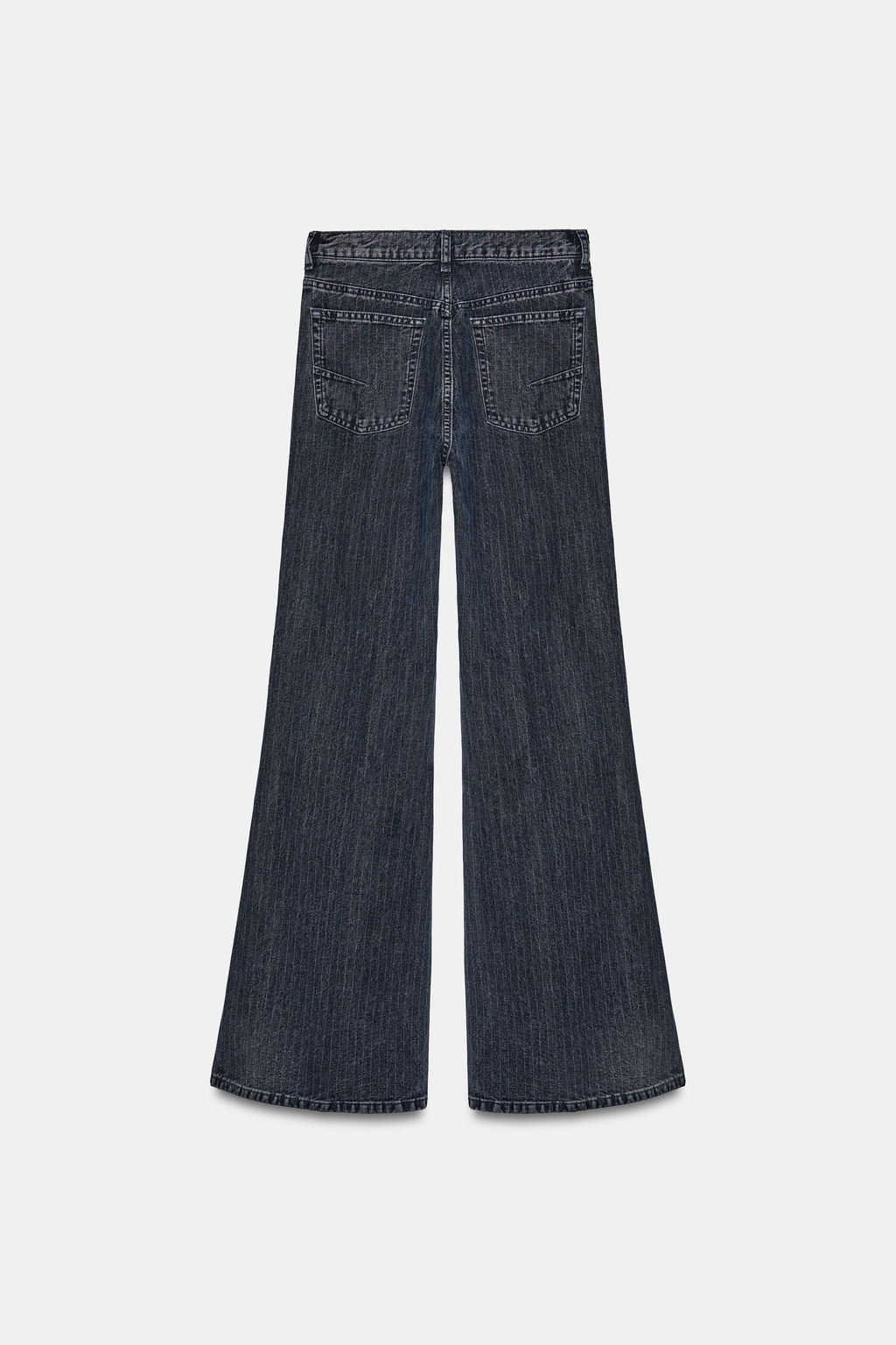ZW COLLECTION HIGH-WAIST FLARED STRIPED JEANS - Zara фото 14
