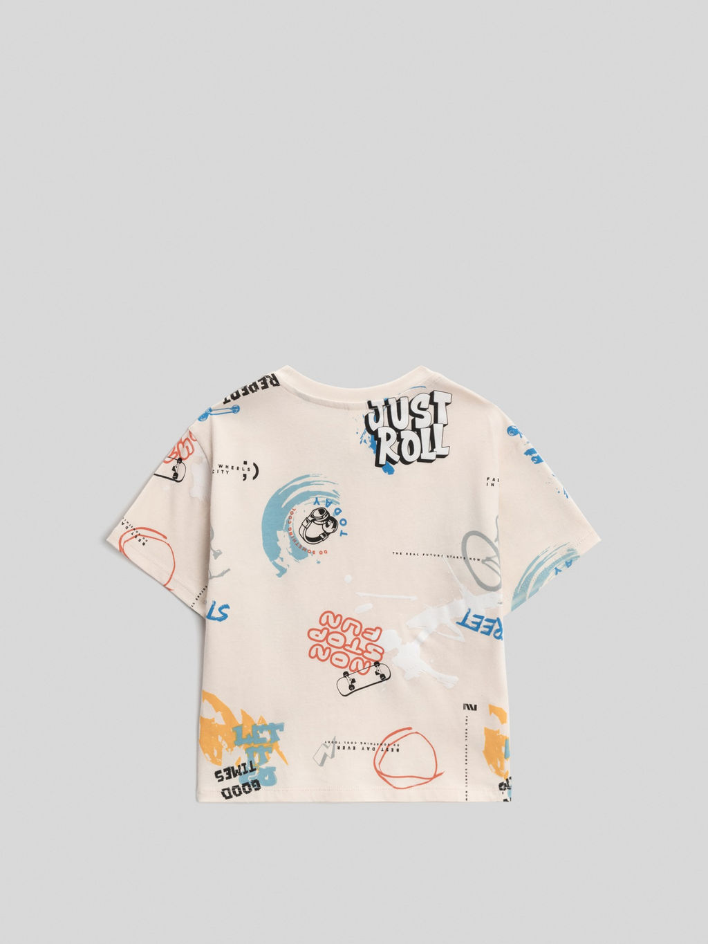 Футболка детская для мальчиков Acoola Brownie кремовая  фото 2