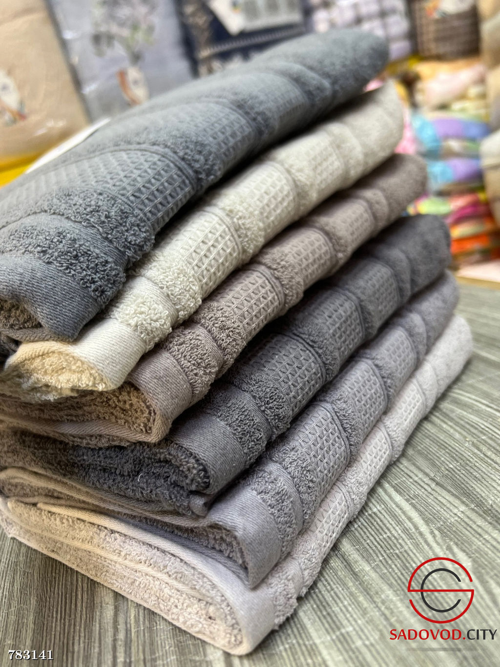 Комплект махровых полотенец, 6 шт