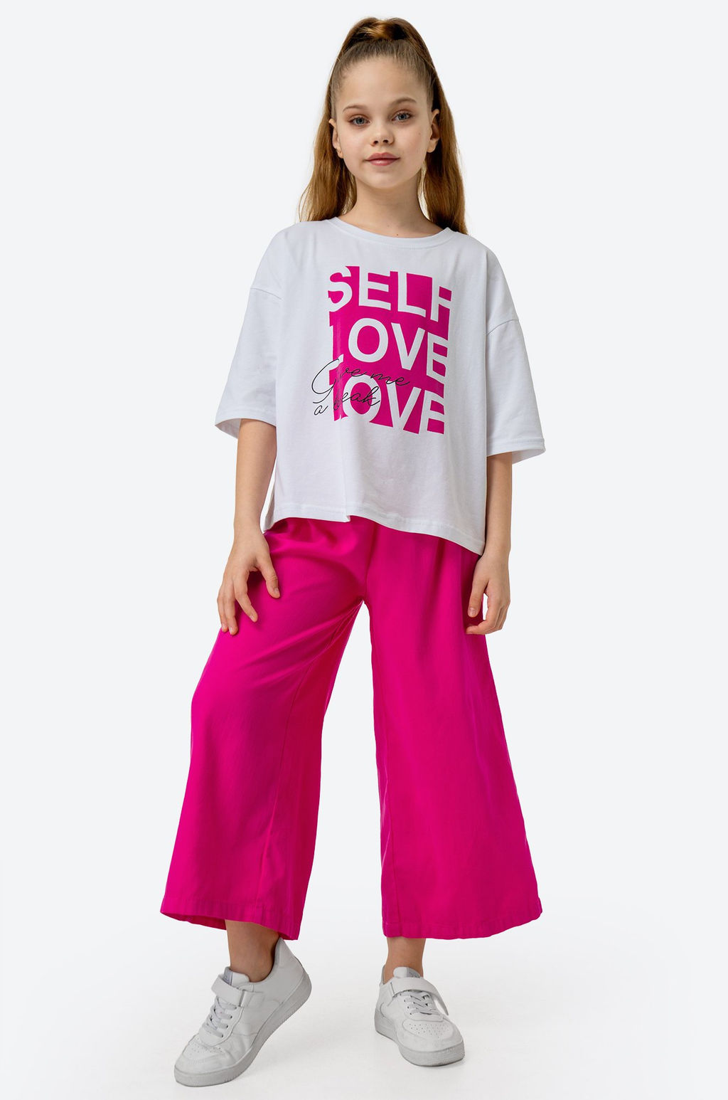 Костюм для девочки с брюками палаццо Bonito  фото 26