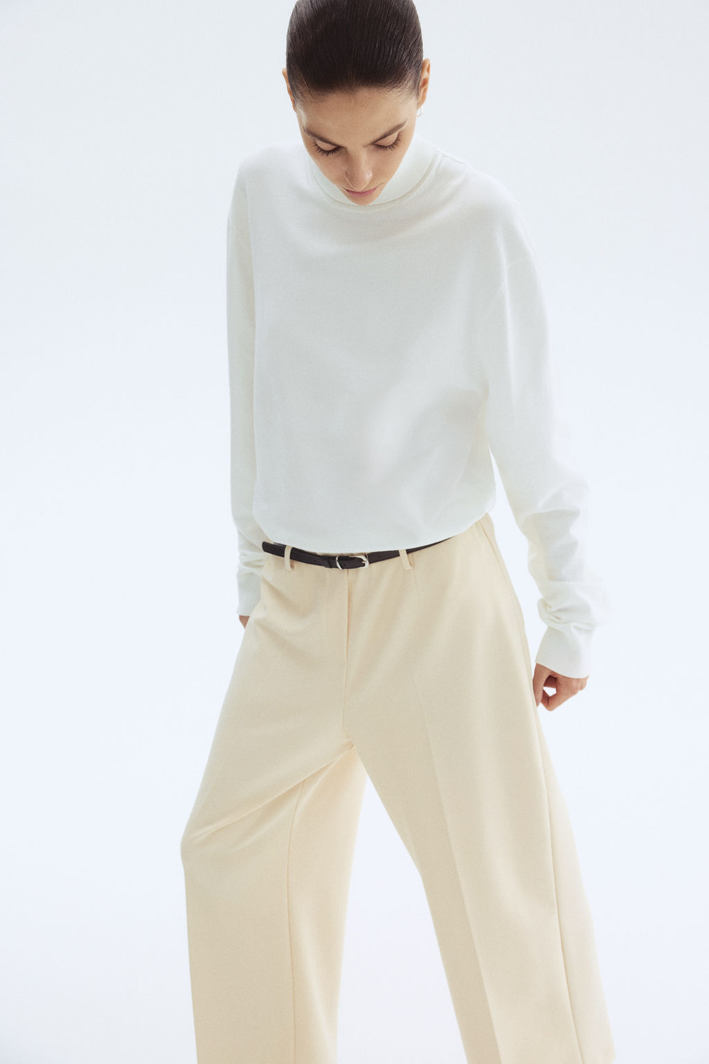 Pantal?n tobillero con cintur?n - H&m фото 5