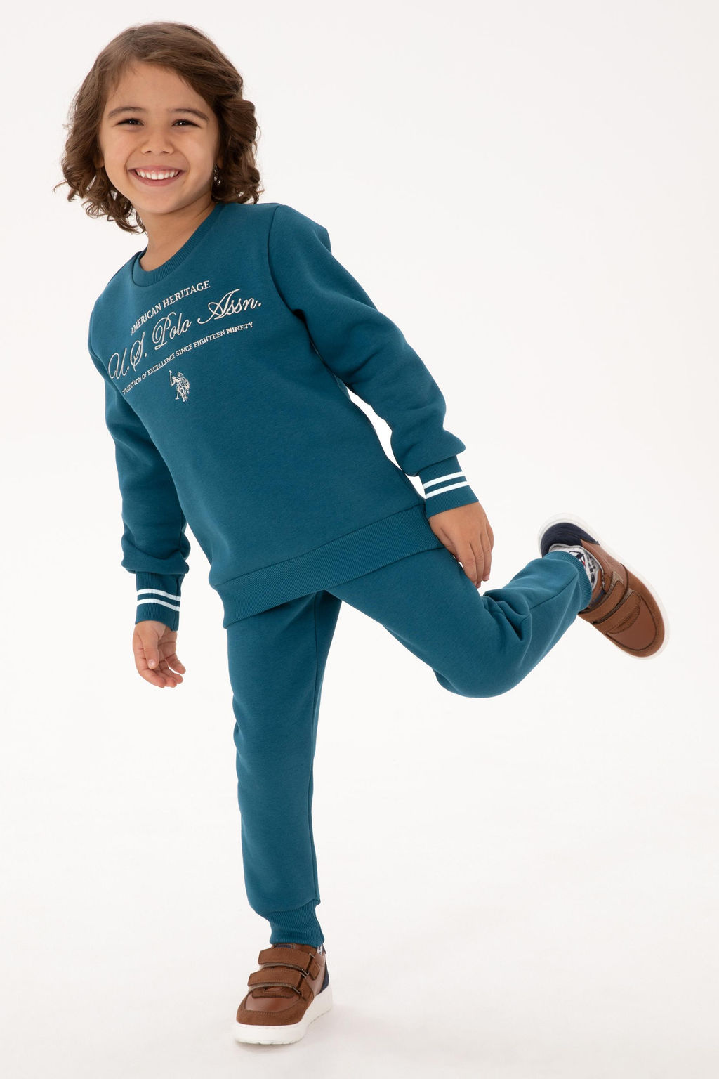 Erkek _ocuk Koyu Ye_il Pijama Tak_m_ Sepette S_rpriz _ndirim - U.s. polo assn фото 9