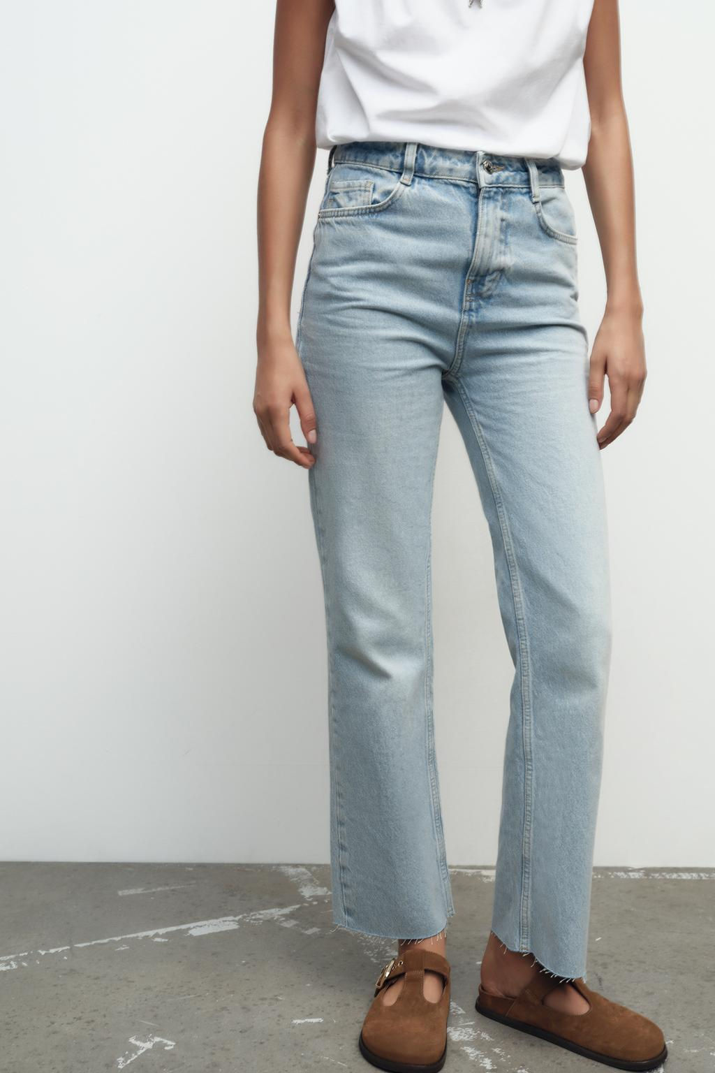 Z1975 STRAIGHT-LEG HIGH-WAIST JEANS - Zara фото 7