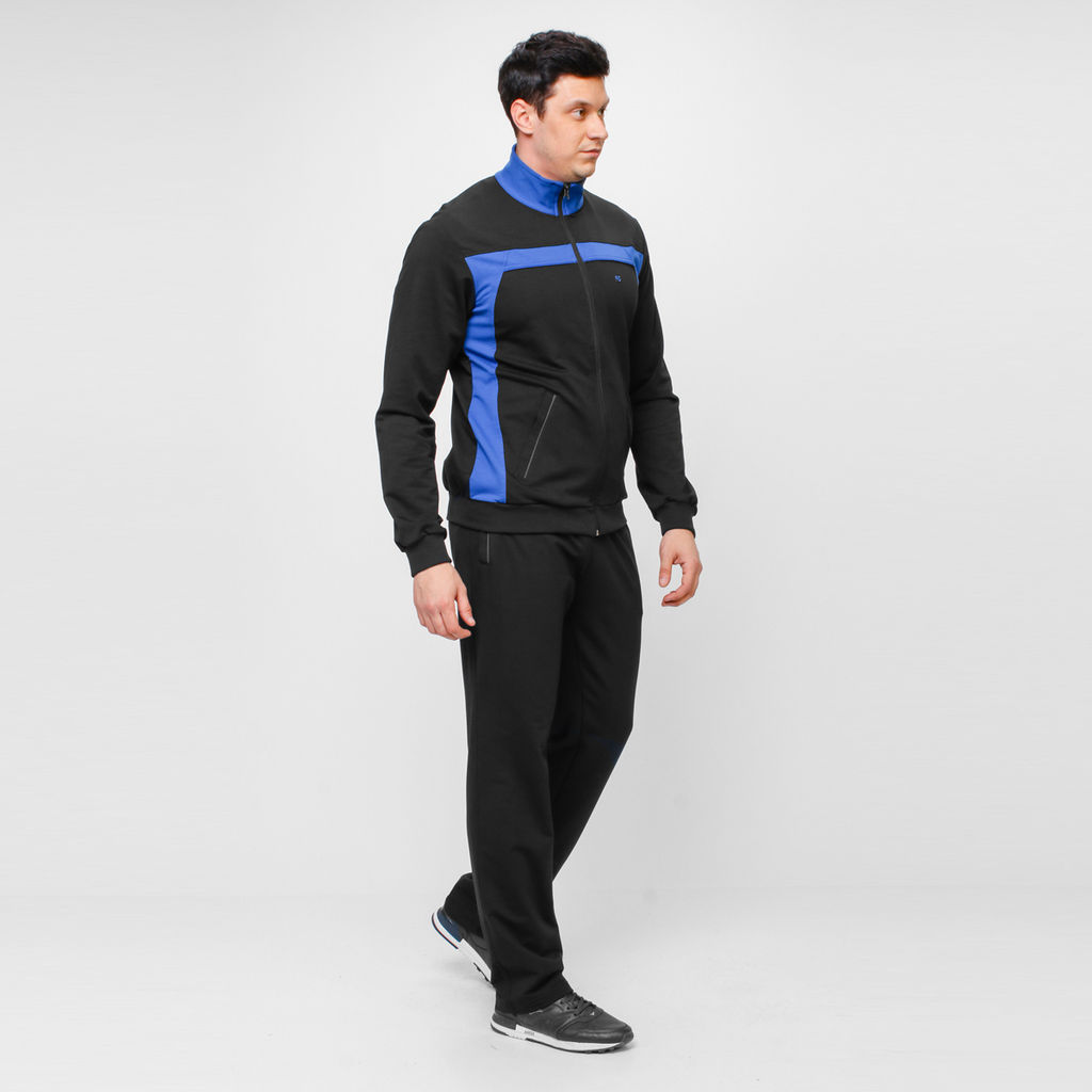 RODOS Спортивный костюм мужской весна/лето М-187 Синий/Меланж  фото 56