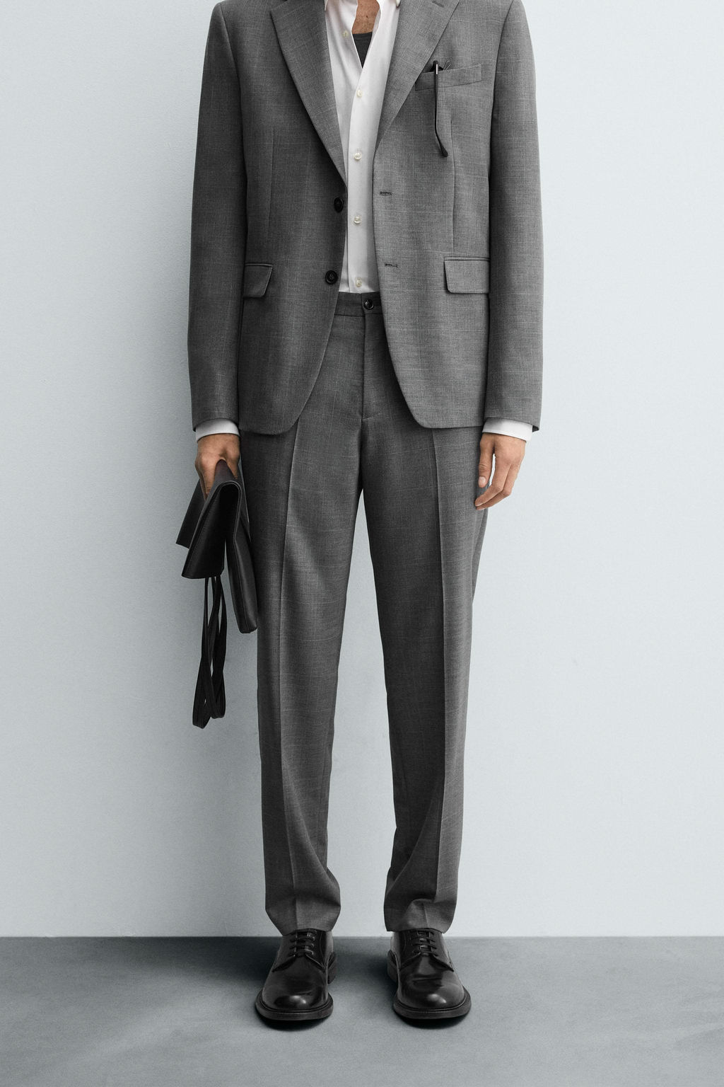 CHECK SUIT TROUSERS - Zara фото 2