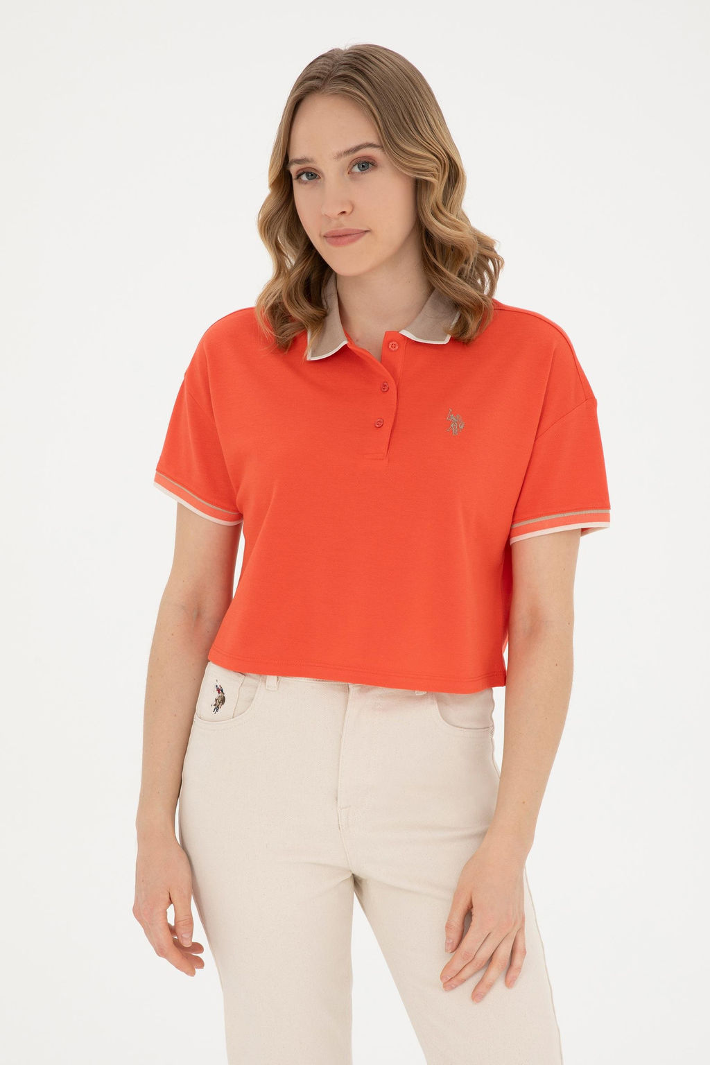 Женская футболка с цветком граната Неожиданная скидка в корзине - U.s. polo assn фото 3