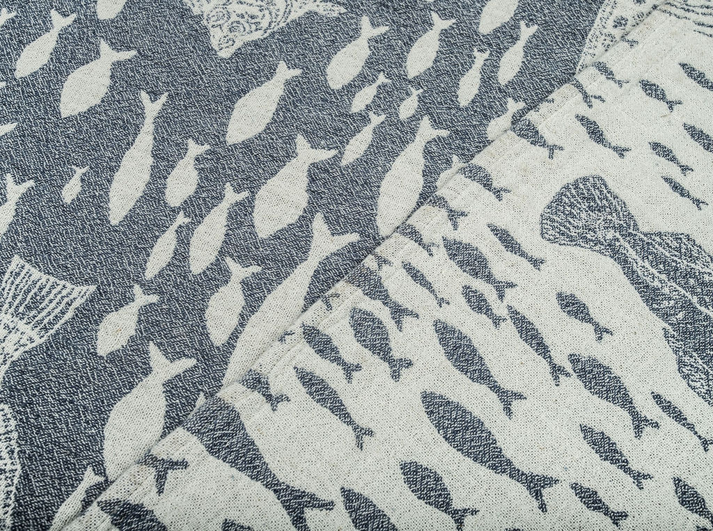 Полотенце 25С138-ШР/у. 65*140 "Океан-1" цв. 335 рис. 715 синий