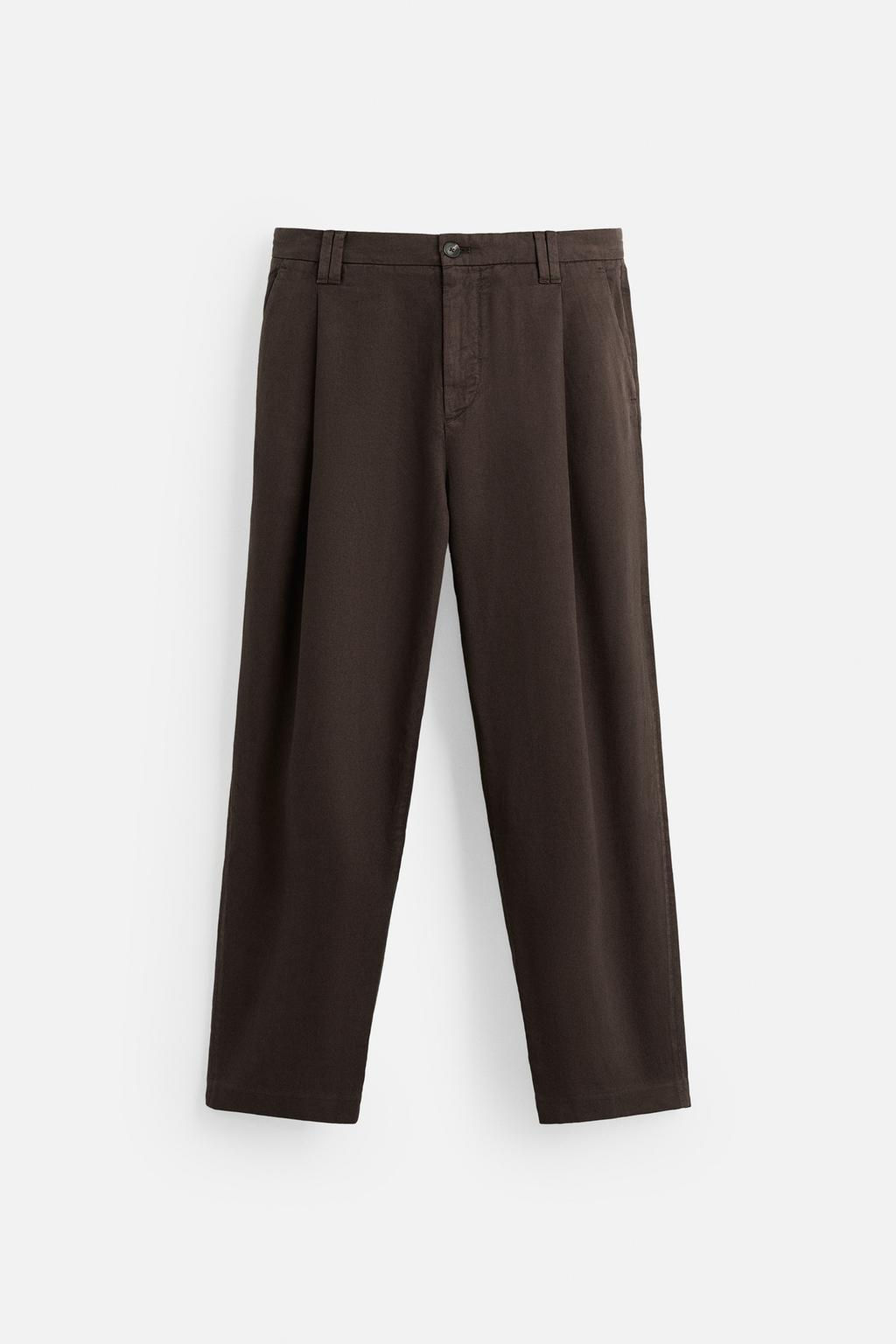 PLEATED FLOWING TROUSERS - Zara фото 8