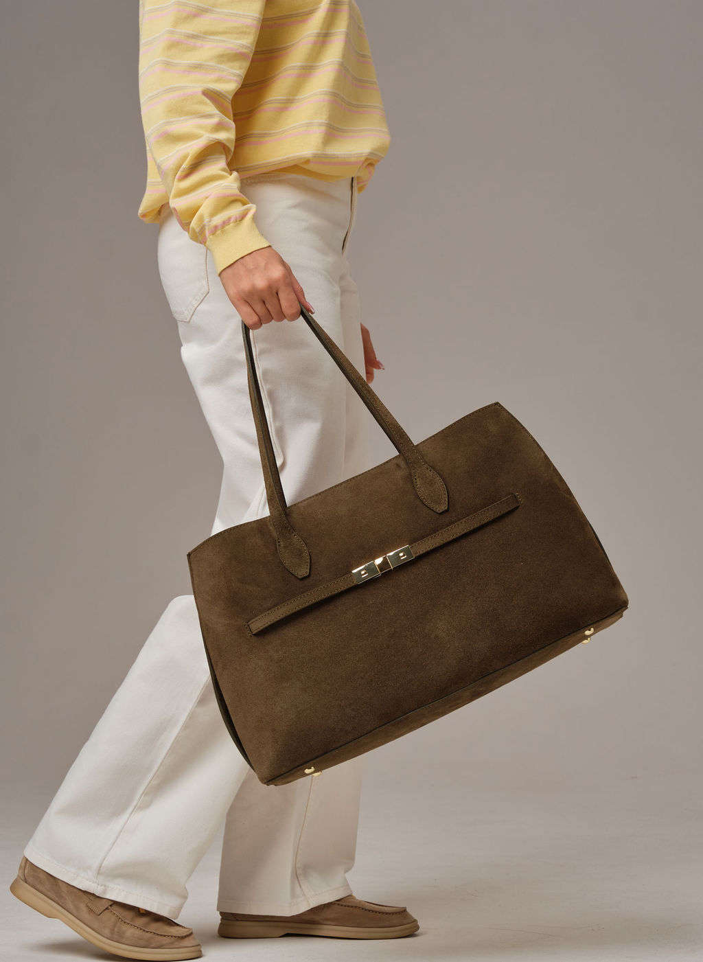 Замшевая сумка Bossy DBR 31382 тундра фото 6