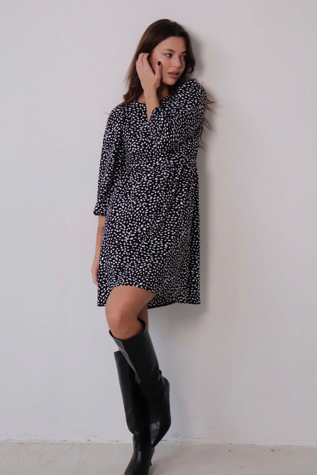 Платье с присборенной юбкой - Martichelli фото 27