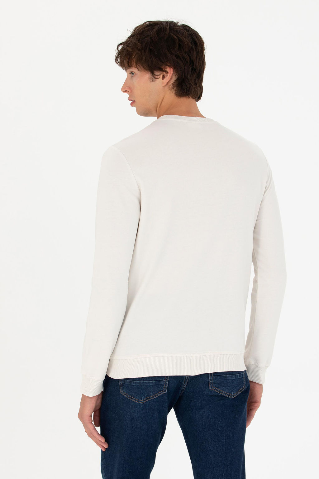 U. S. Polo Assn Мужская базовая толстовка с круглым вырезом Stone - U.s. polo assn фото 19
