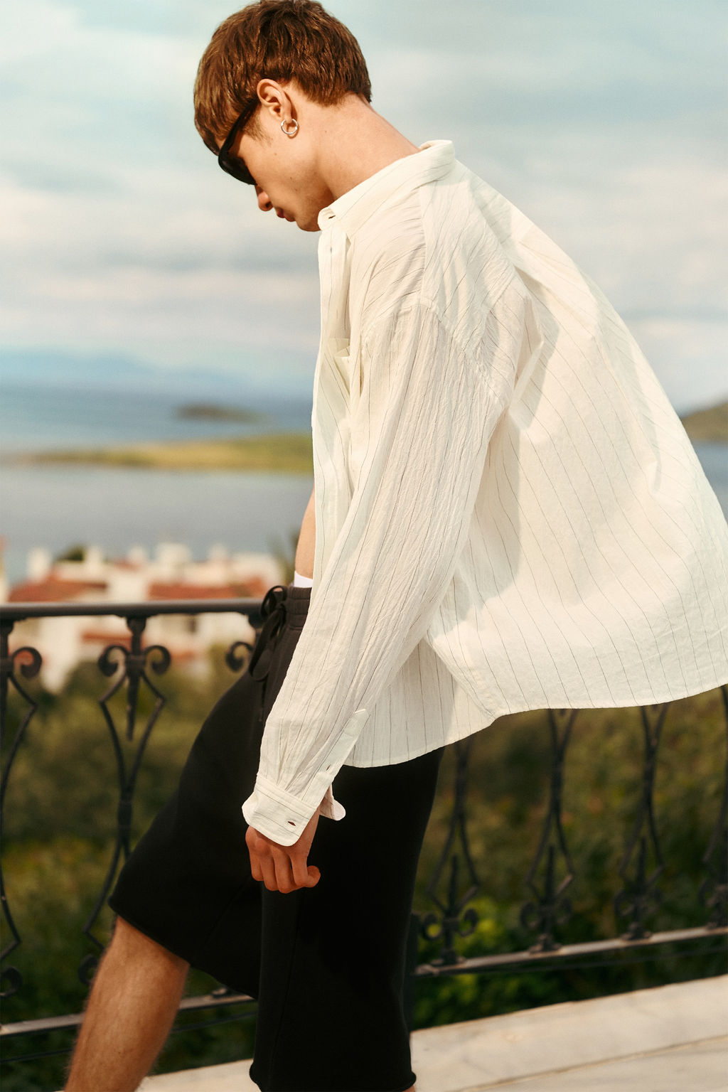 Camisa Abotonada Estructurada De Corte Holgado - H&m фото 3