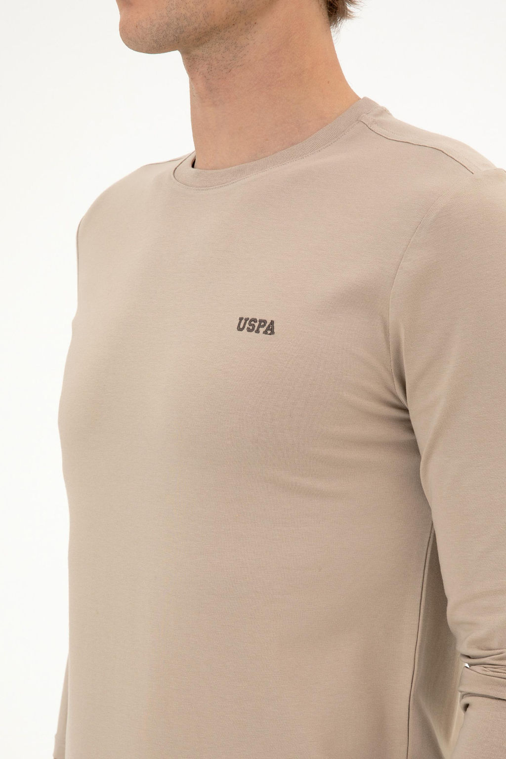 Erkek Koyu Bej Basic Sweatshirt Sepette S_rpriz _ndirim - U.s. polo assn фото 7