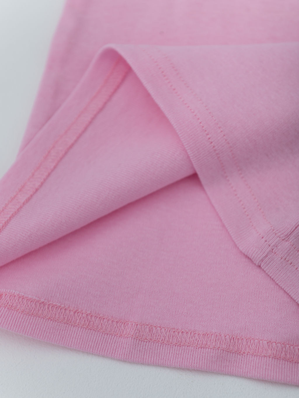Майка для девочки из рибаны, розовый - Lesi kids фото 4