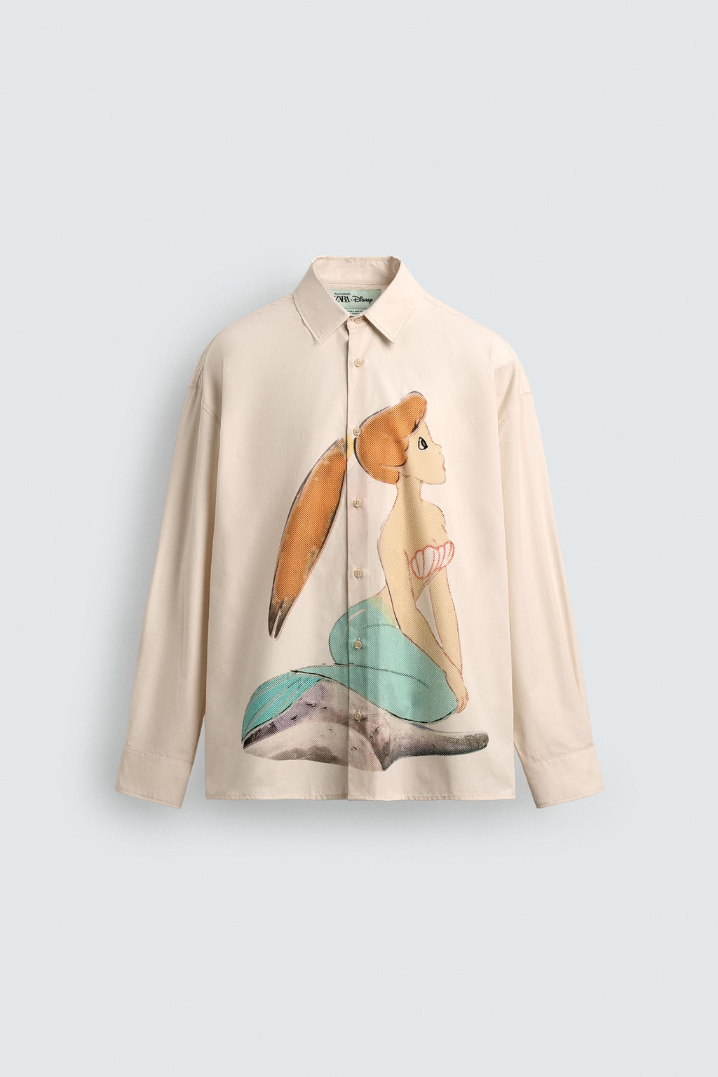 PETER PAN MERMAID SHIRT HARRY LAMBERT FOR ZARA X DISNEY