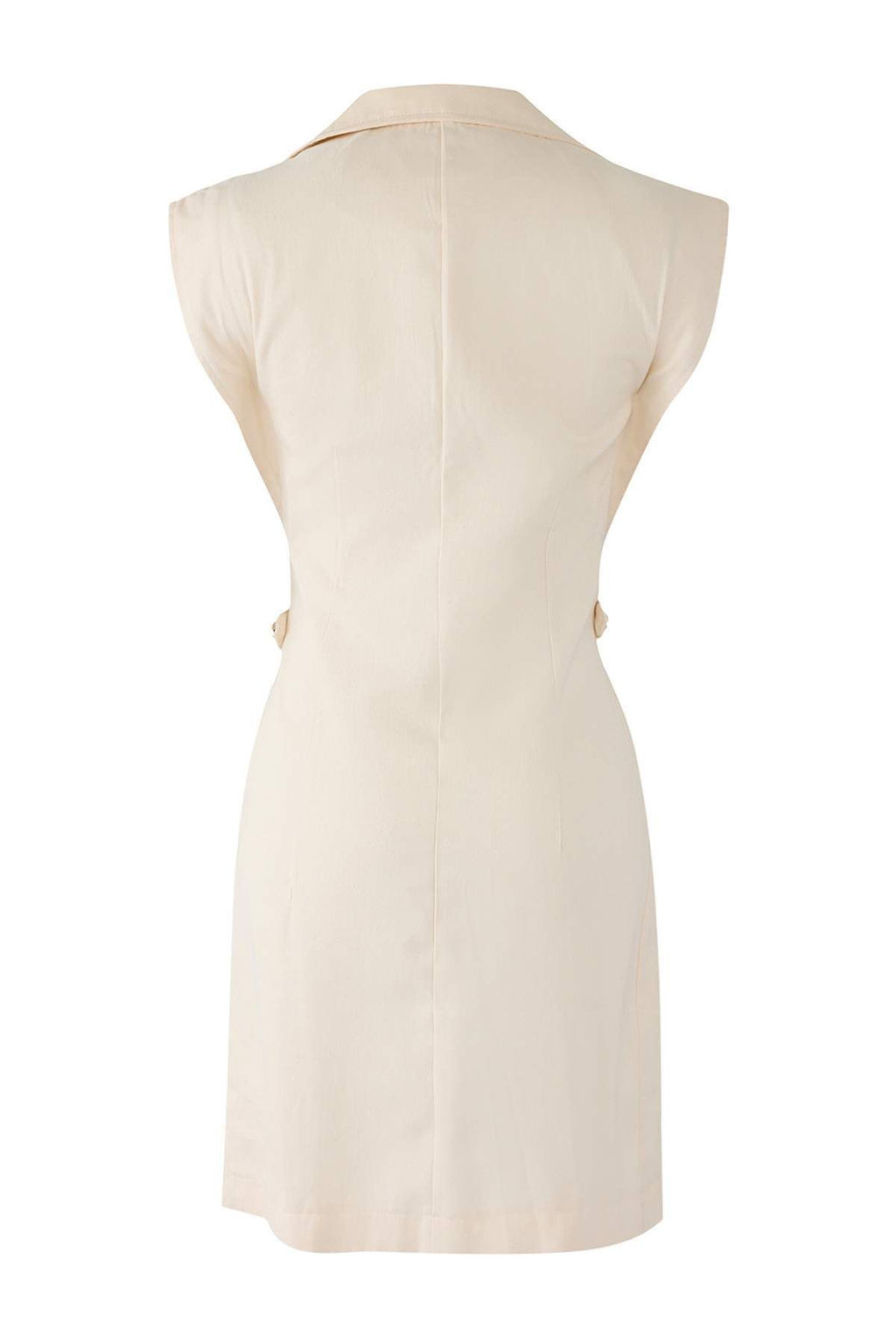 TRENDYOLMILLA Ekru Dugme Detayl? Gabardin Mini Dokuma Gomlek Elbise TWOSS22EL2970 фото 3