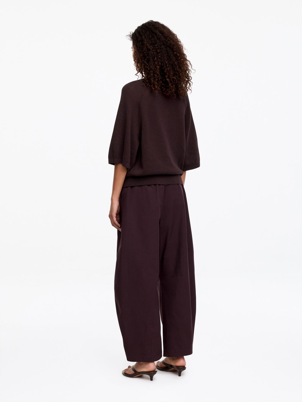 Top de punto con cuello de pico - H&m фото 3