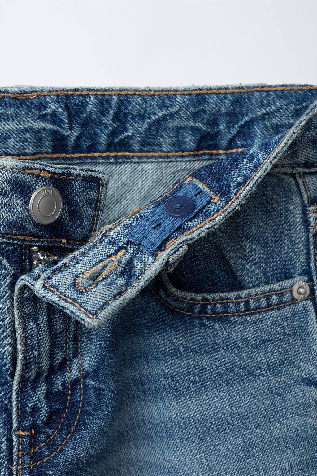 WIDE-LEG JEANS WITH RHINESTONE STARS - Zara фото 9