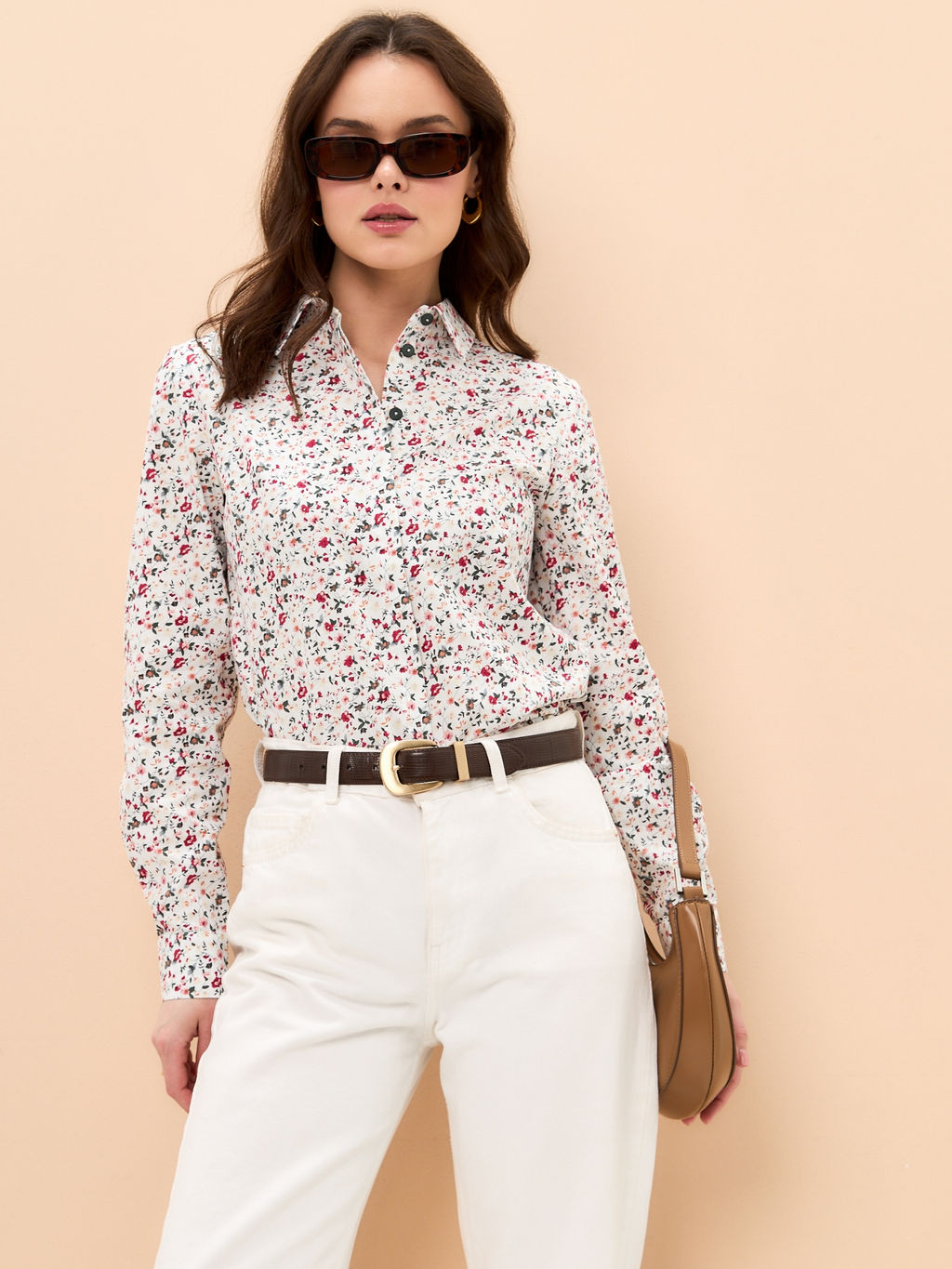 Рубашка с контрастной стойкой OD-737-6 - Tantino фото 5