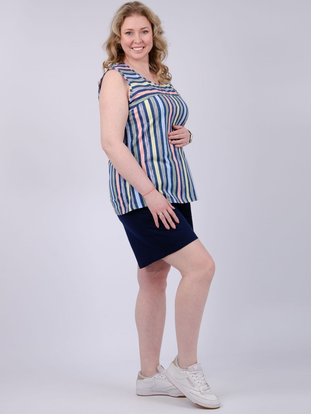 Костюм "Марсель 6" синяя полоса, трикотаж