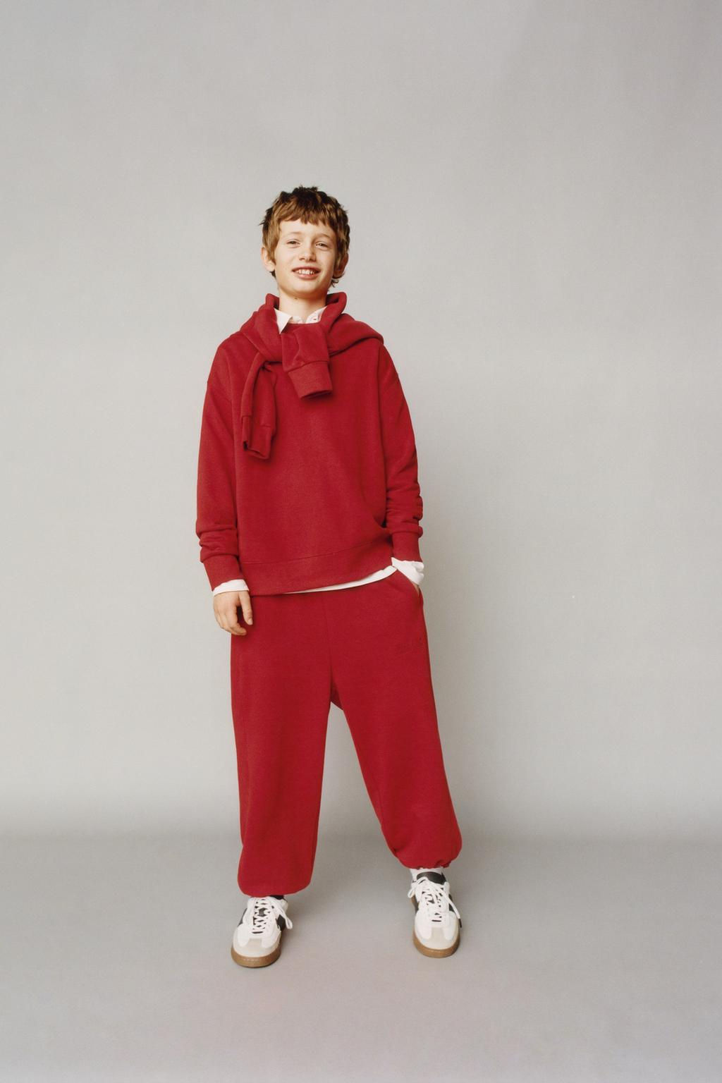 EMBROIDERED JOGGER TROUSERS - Zara фото 9