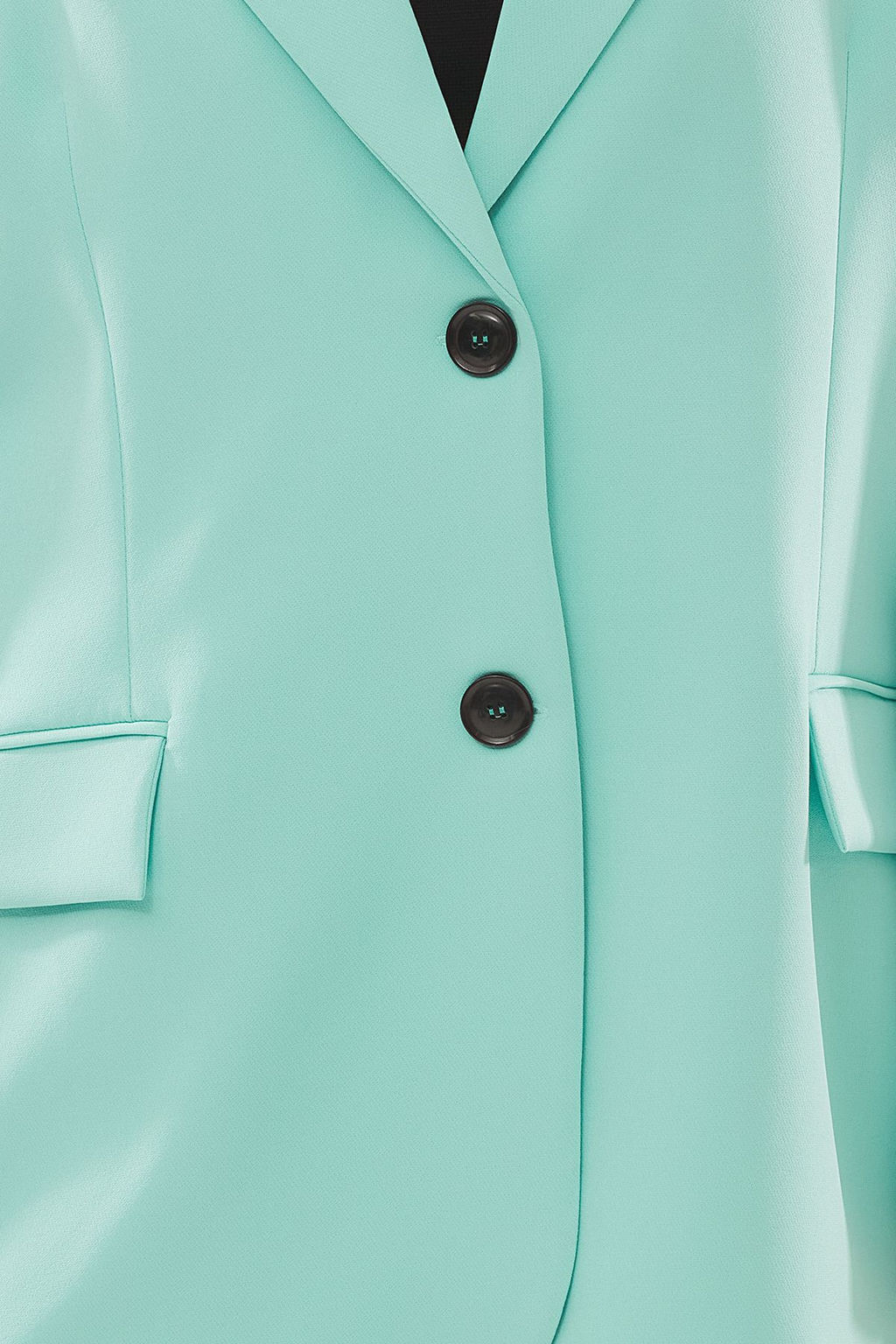 Turkuaz Ekstra Oversize Dokuma Blazer Ceket TWOAW24BC00107