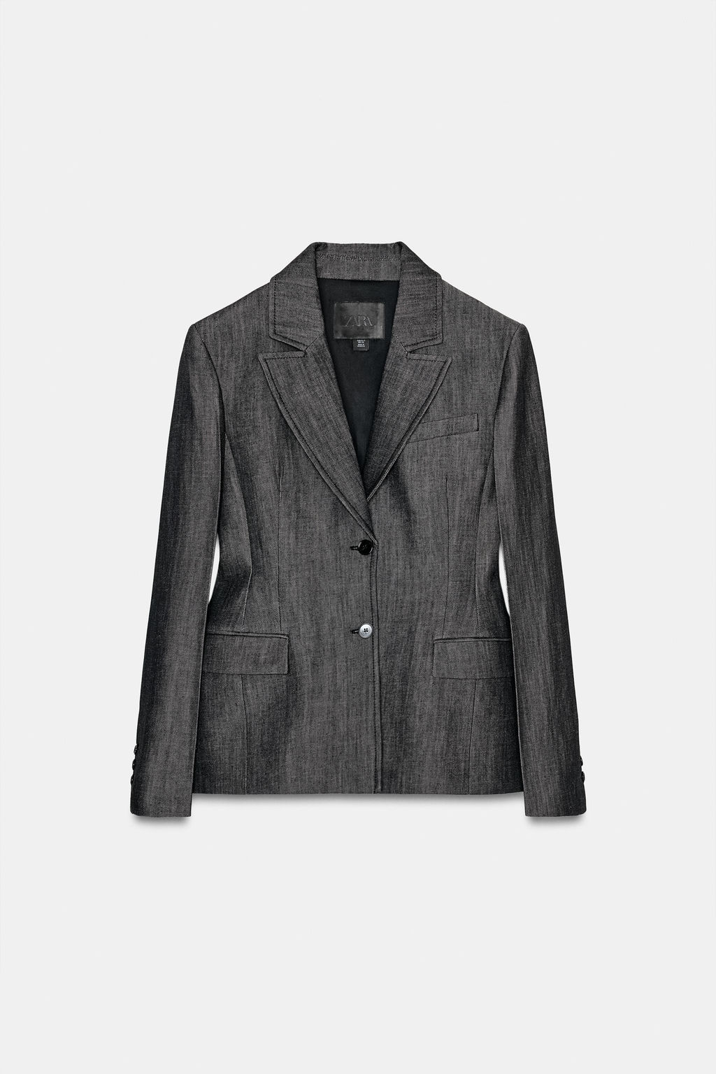 ZW COLLECTION DENIM BLAZER - Zara фото 14