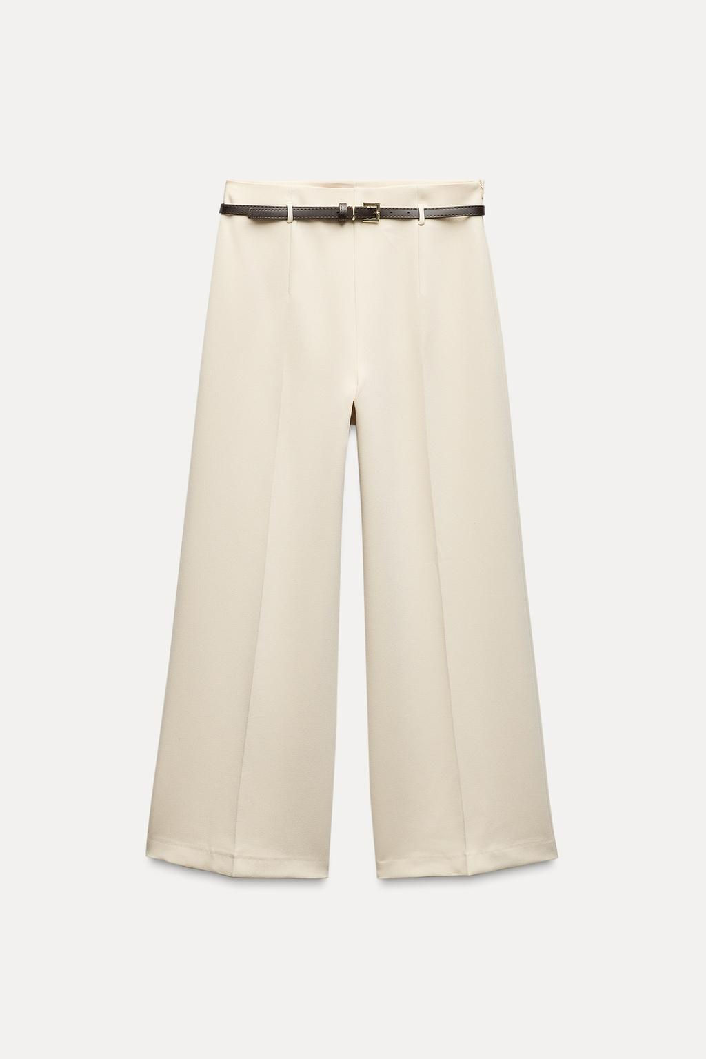 ZW COLLECTION BELTED CULOTTES - Zara фото 8