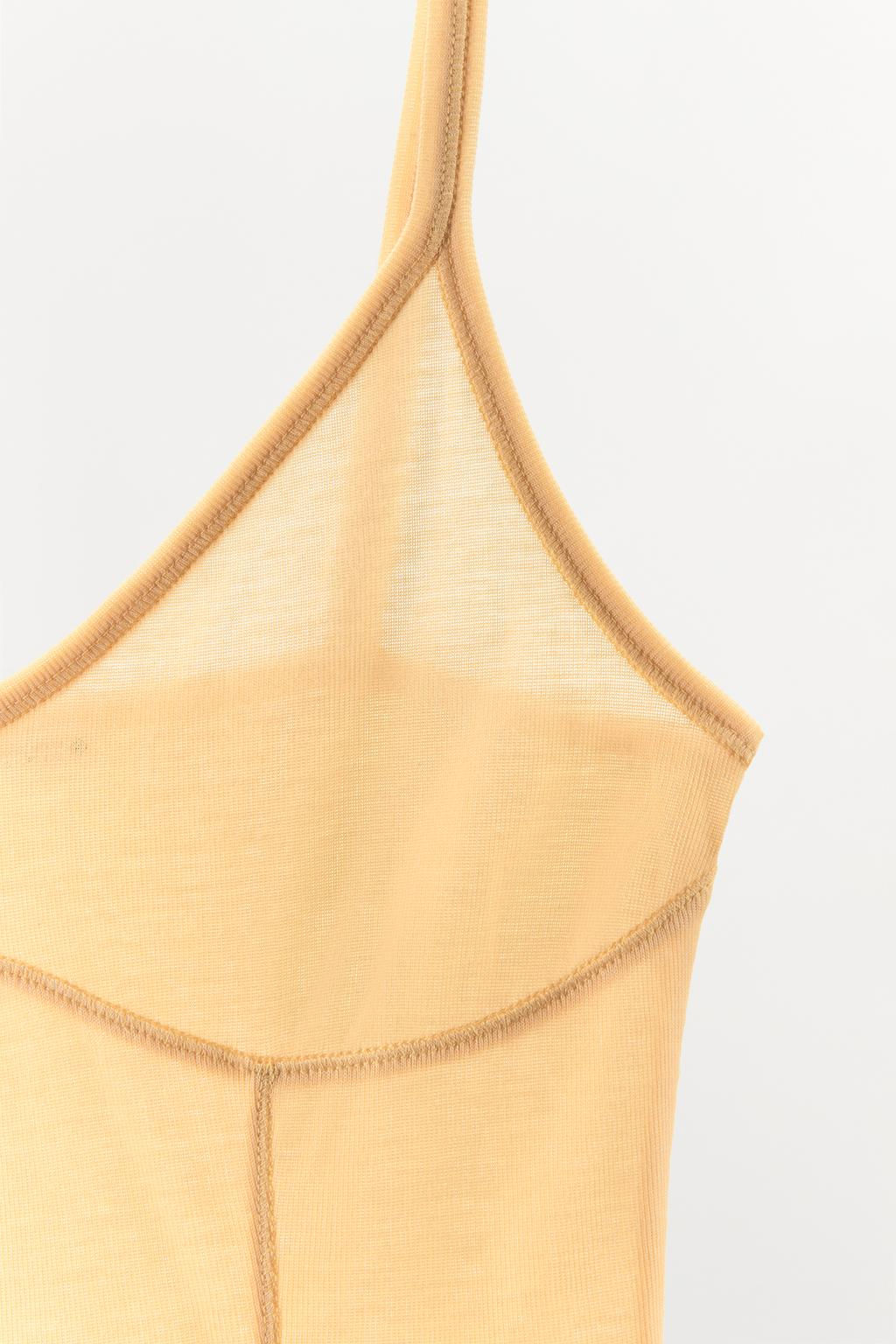 VEST TOP WITH TOPSTITCHING - Zara фото 14