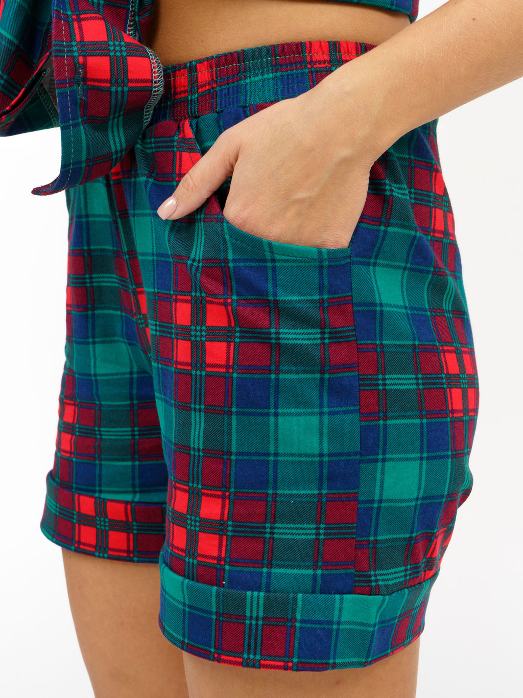 956 Пижама "Зеленая клетка"