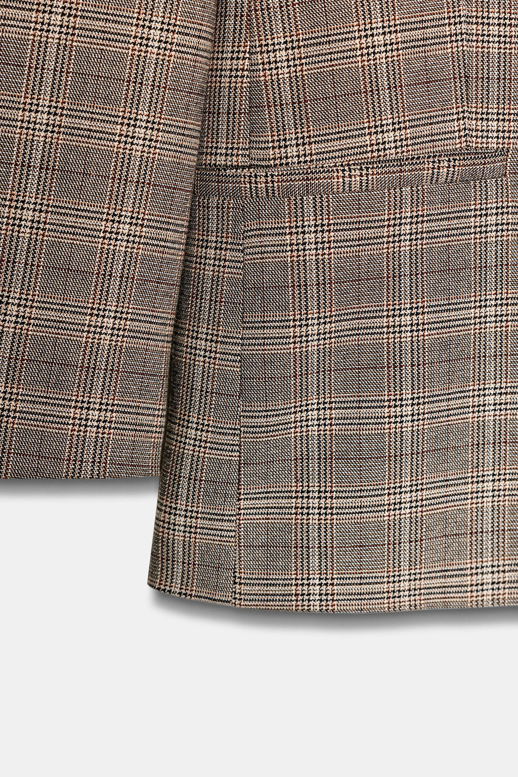 OVERSIZED CHECK BLAZER - Zara фото 9