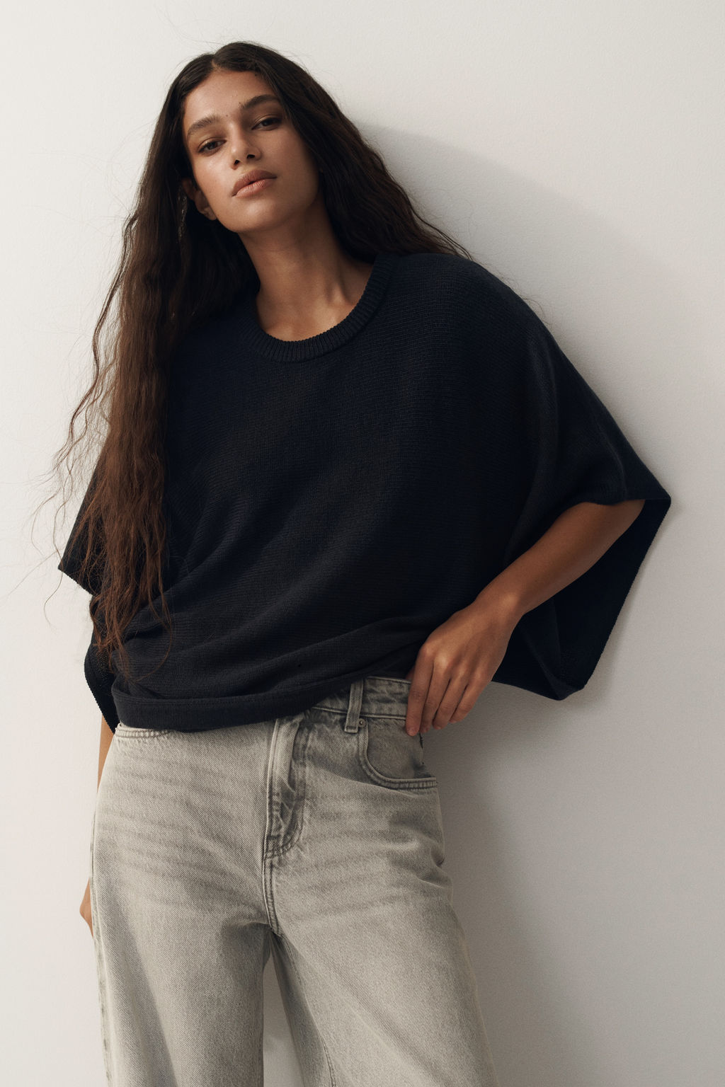 Top de punto con mangas murci?lago - H&m фото 3