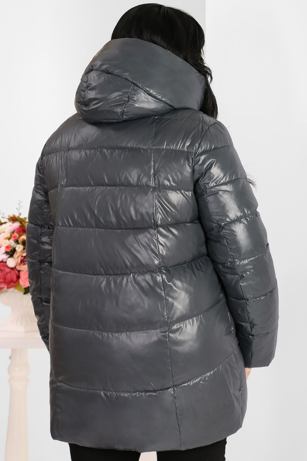 Куртка зимняя темно-зеленая - Almond фото 2