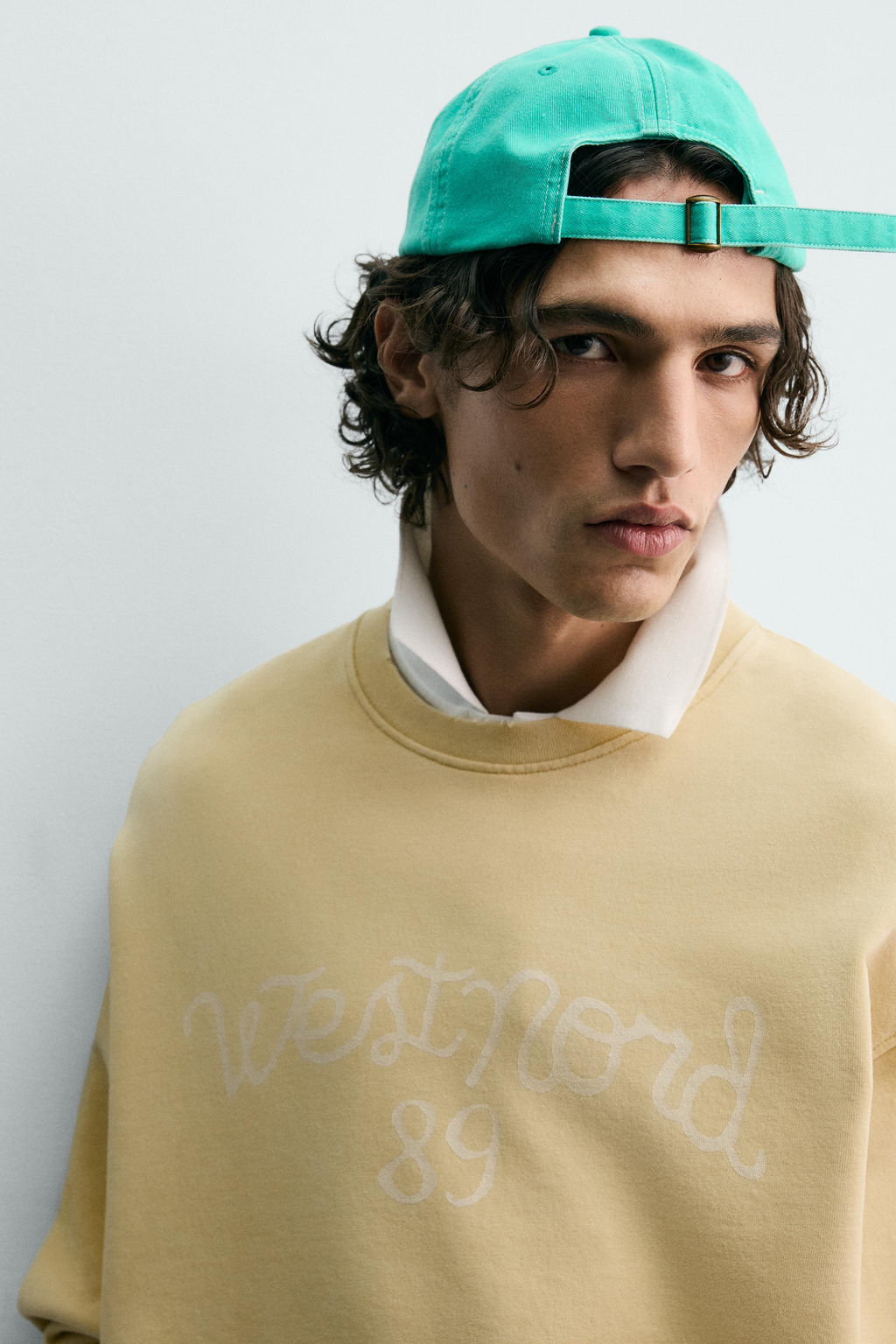 WASHED PRINTED SLOGAN SWEATSHIRT - Zara фото 13