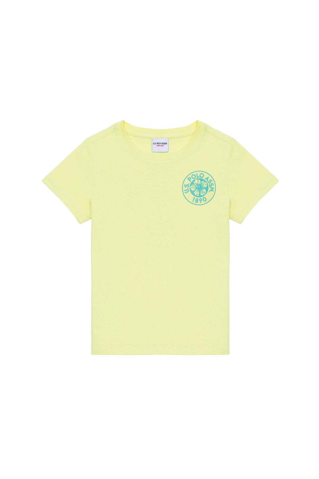 U. S. Polo Assn Детская светло-желтая футболка с круглым вырезом - U.s. polo assn фото 4