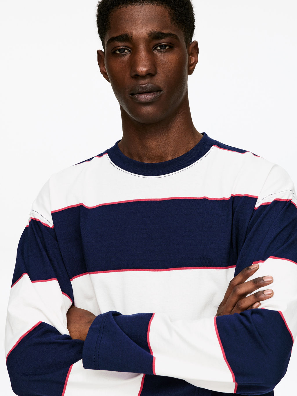Camiseta de manga larga relaxed fit - H&m фото 3