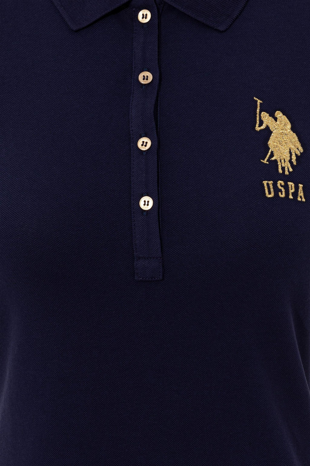 Женское темно-синее трикотажное платье - U.s. polo assn фото 5