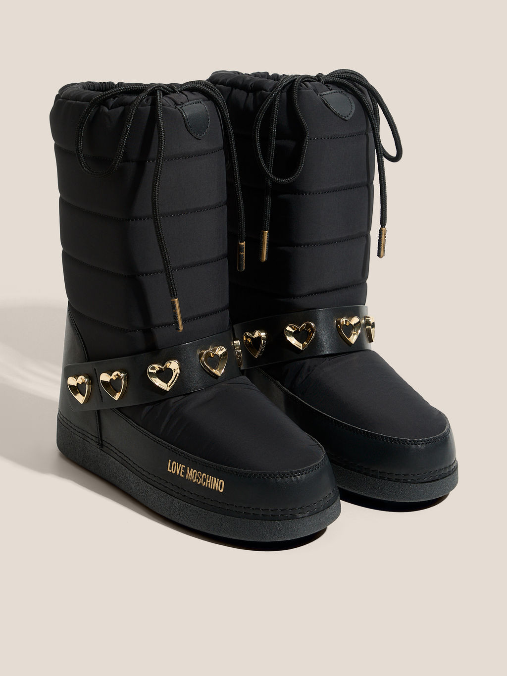 Женские дутики LOVE MOSCHINO SKI BOOT Артикул 4562709, черный  фото 2
