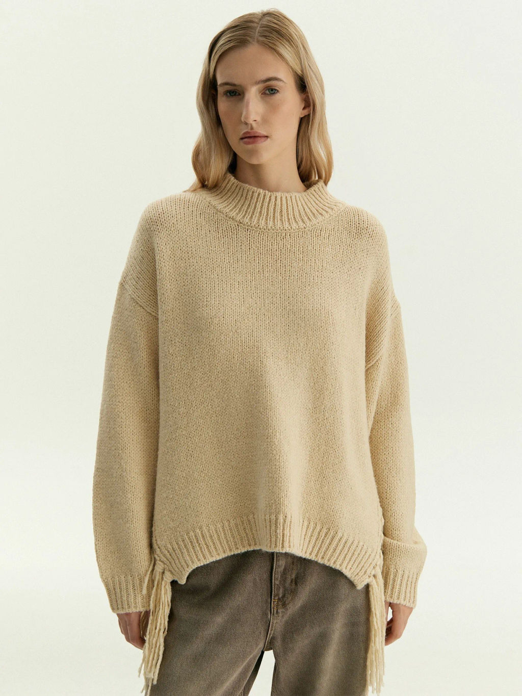 Джемпер с бахромой, B3236/fraybe - Emka фото 2