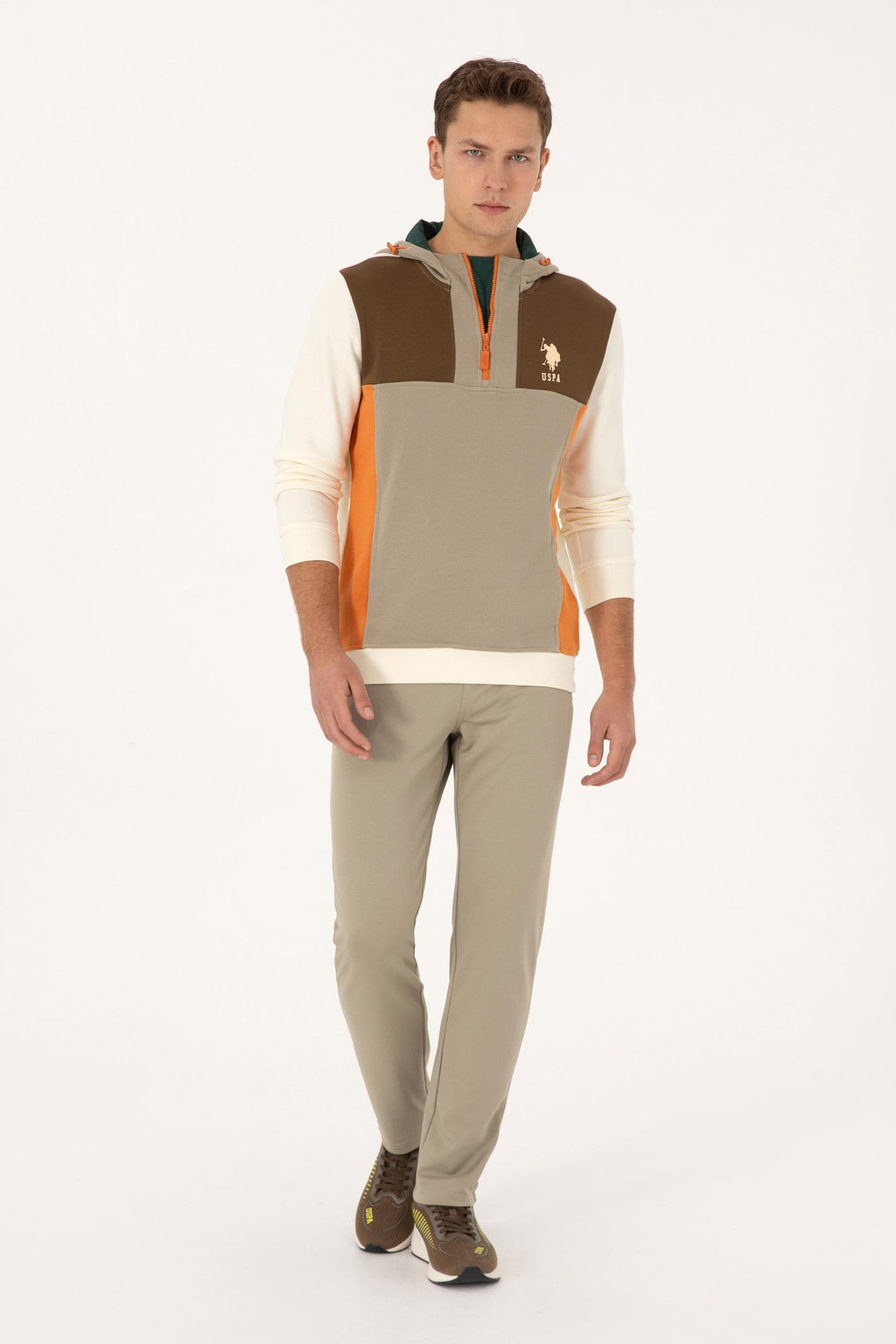 Erkek A__k Haki E_ofman Alt_ - U.s. polo assn фото 3