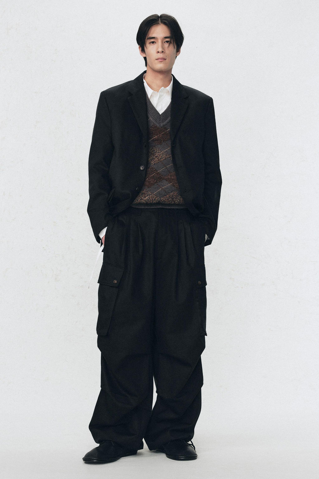 RELAXED FIT SUIT BLAZER SOSHIOTSUKI X ZARA  фото 11