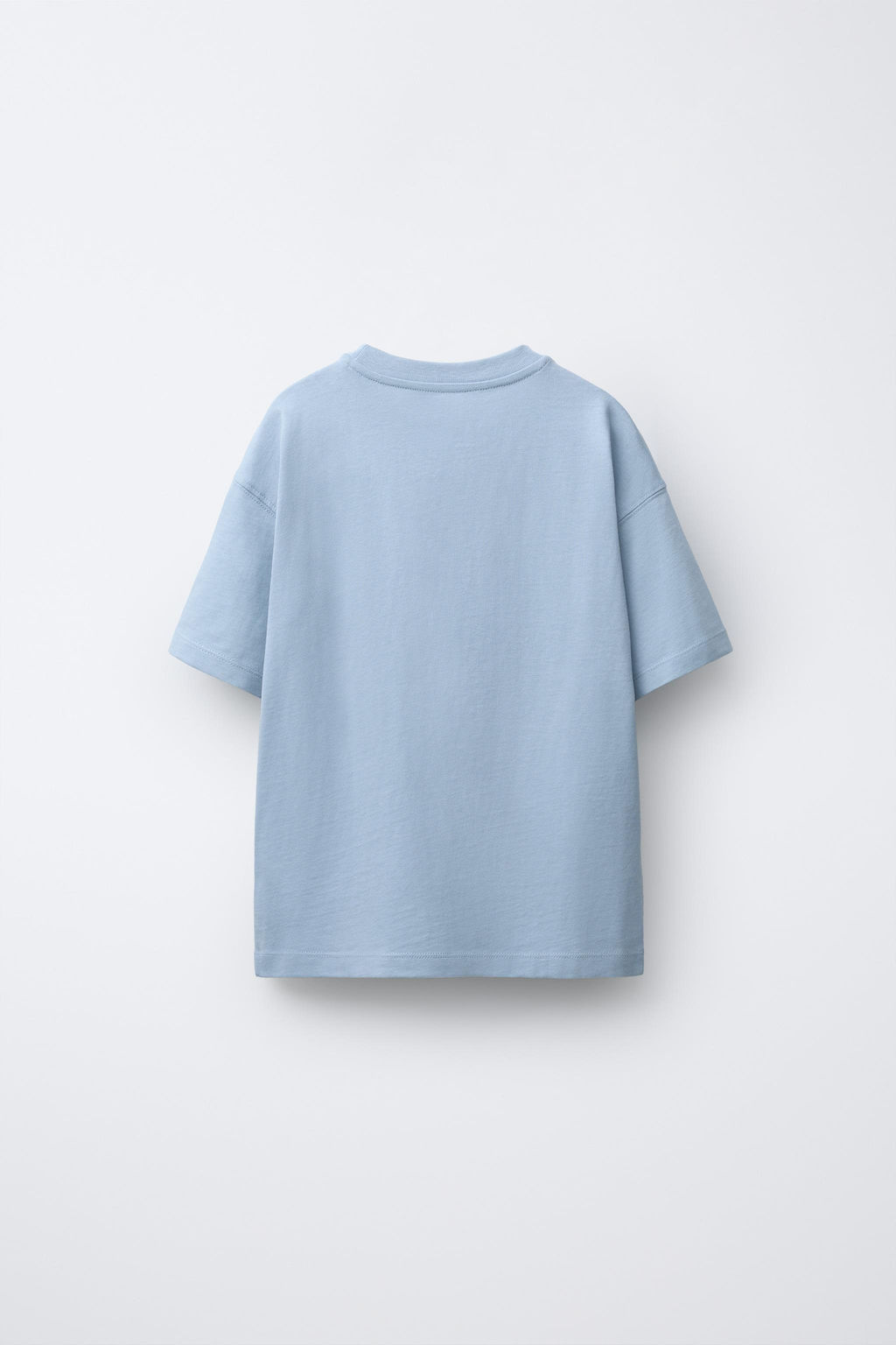 CAMISETA LISA / Azul pastel - Zara фото 2